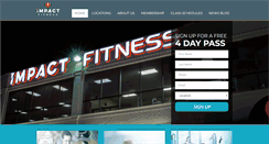 Desktop Screenshot of impactfitnessclubs.com